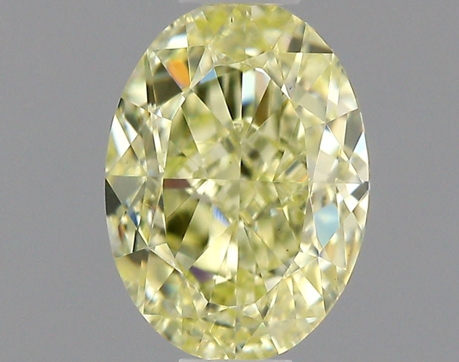 Loose Diamond - OVAL 0.7ct Fancy Light Yellow VS1: Loose Diamond - OVAL 0.7ct Fancy Light Yellow VS1 Source: Natural Shape: OVAL Carats: 0.7 Color: Fancy Light Yellow Certification: GIA Video: