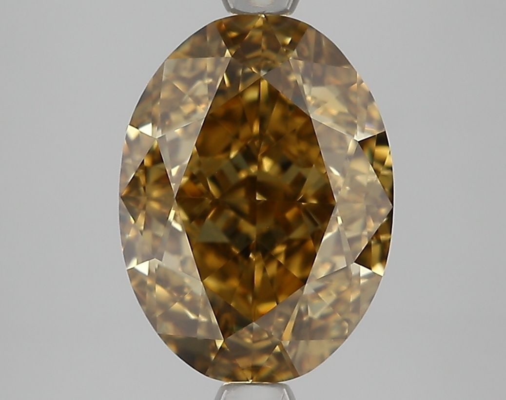 Loose Diamond - OVAL 3.22ct Fancy Yellow Yellow Brown VVS2: Loose Diamond - OVAL 3.22ct Fancy Yellow Yellow Brown VVS2 Source: Natural Shape: OVAL Carats: 3.22 Color: Fancy Yellow Yellow Brown Certification: GIA Video:
