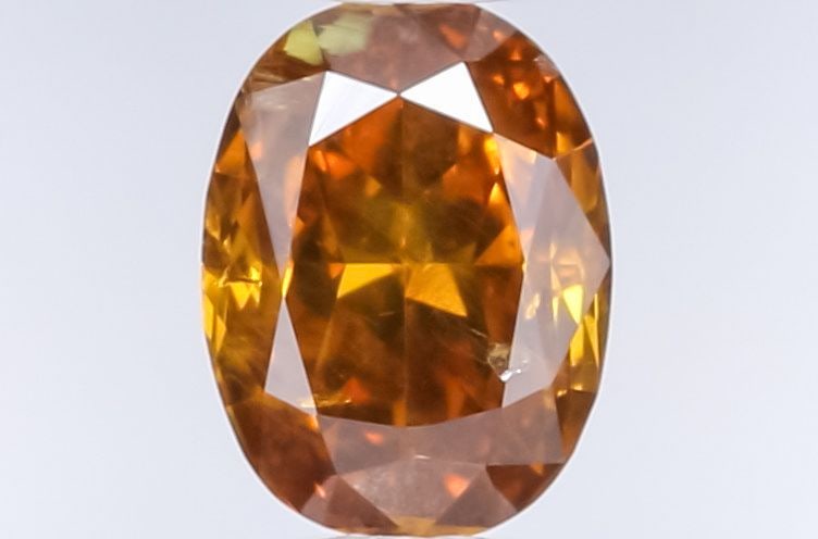 Loose Diamond - OVAL 0.6ct Fancy Deep Orange Brown: Loose Diamond - OVAL 0.6ct Fancy Deep Orange Brown Source: Natural Shape: OVAL Carats: 0.6 Color: Fancy Deep Orange Brown Certification: GIA Video: