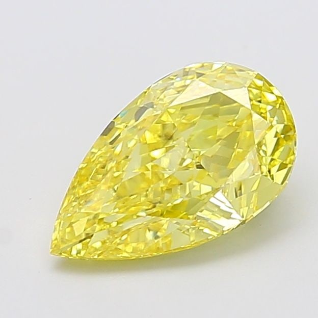 Loose Diamond - PEAR 2.53ct Fancy Vivid Yellow VS1: Loose Diamond - PEAR 2.53ct Fancy Vivid Yellow VS1 Source: This is a real non-mined Diamond that has been grown in a lab Shape: PEAR Carats: 2.53 Color: Fancy Vivid Yellow Certification: IGI Video: