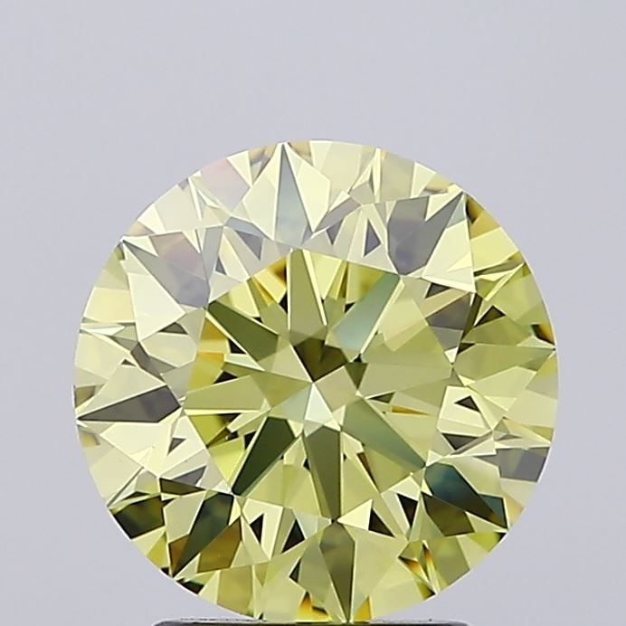 Ideal Loose Diamond - ROUND 2.5ct Fancy Intense Yellow VS1: Ideal Loose Diamond - ROUND 2.5ct Fancy Intense Yellow VS1 Source: This is a real non-mined Diamond that has been grown in a lab Shape: ROUND Carats: 2.5 Color: Fancy Intense Yellow Certification: IGI