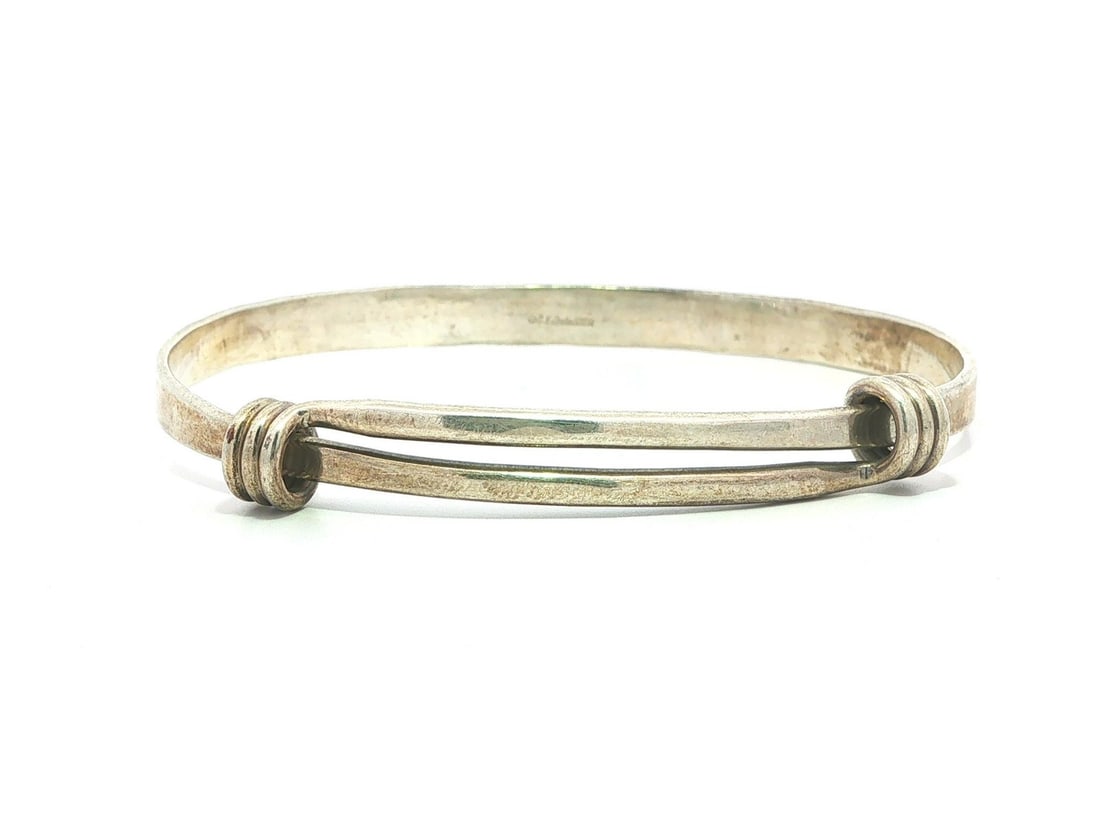 Ed Levin Sliding Knot Sterling Silver Bangle Bracelet (1 of 11)