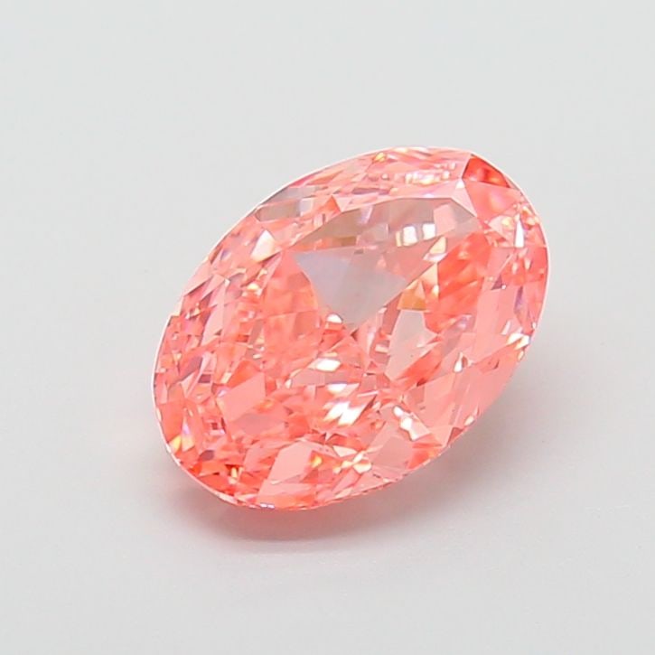 Loose Diamond - OVAL 3.01ct Fancy Vivid Pink VS1: Loose Diamond - OVAL 3.01ct Fancy Vivid Pink VS1 Source: This is a real non-mined Diamond that has been grown in a lab Shape: OVAL Carats: 3.01 Color: Fancy Vivid Pink Certification: IGI The Diamond D