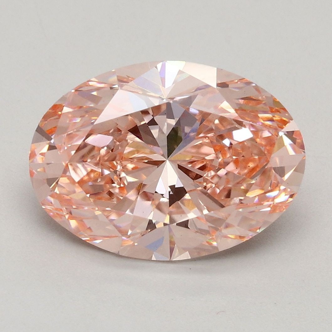 Loose Diamond - OVAL 2.7ct Fancy Intense Pink VS1: Loose Diamond - OVAL 2.7ct Fancy Intense Pink VS1 Source: This is a real non-mined Diamond that has been grown in a lab Shape: OVAL Carats: 2.7 Color: Fancy Intense Pink Certification: IGI Video: