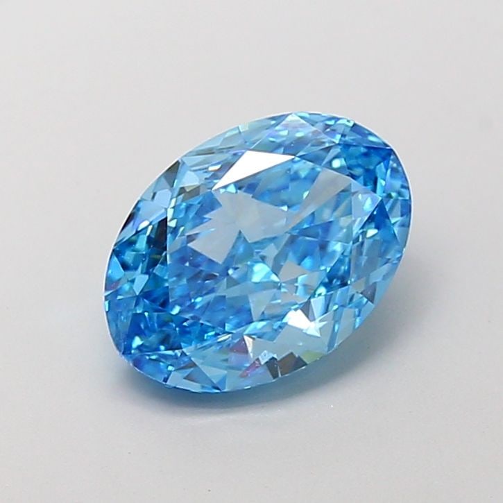 Loose Diamond - OVAL 5.01ct Fancy Vivid Blue VS1: Loose Diamond - OVAL 5.01ct Fancy Vivid Blue VS1 Source: This is a real non-mined Diamond that has been grown in a lab Shape: OVAL Carats: 5.01 Color: Fancy Vivid Blue Certification: IGI Video: