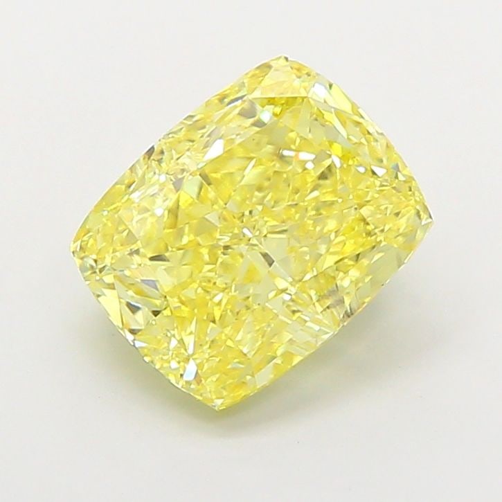 Loose Diamond - CUSHION MODIFIED 3.26ct Fancy Intense Yellow VS1: Loose Diamond - CUSHION MODIFIED 3.26ct Fancy Intense Yellow VS1 Source: This is a real non-mined Diamond that has been grown in a lab Shape: CUSHION MODIFIED Carats: 3.26 Color: Fancy Intense Yellow 
