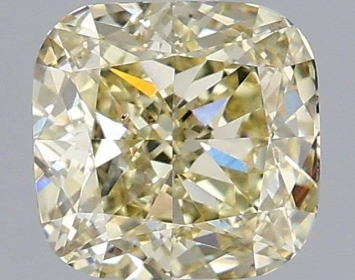 Loose Diamond - CUSHION MODIFIED 1.26ct Fancy Yellow VS2: Loose Diamond - CUSHION MODIFIED 1.26ct Fancy Yellow VS2 Source: This is a real non-mined Diamond that has been grown in a lab Shape: CUSHION MODIFIED Carats: 1.26 Color: Fancy Yellow Certification: I