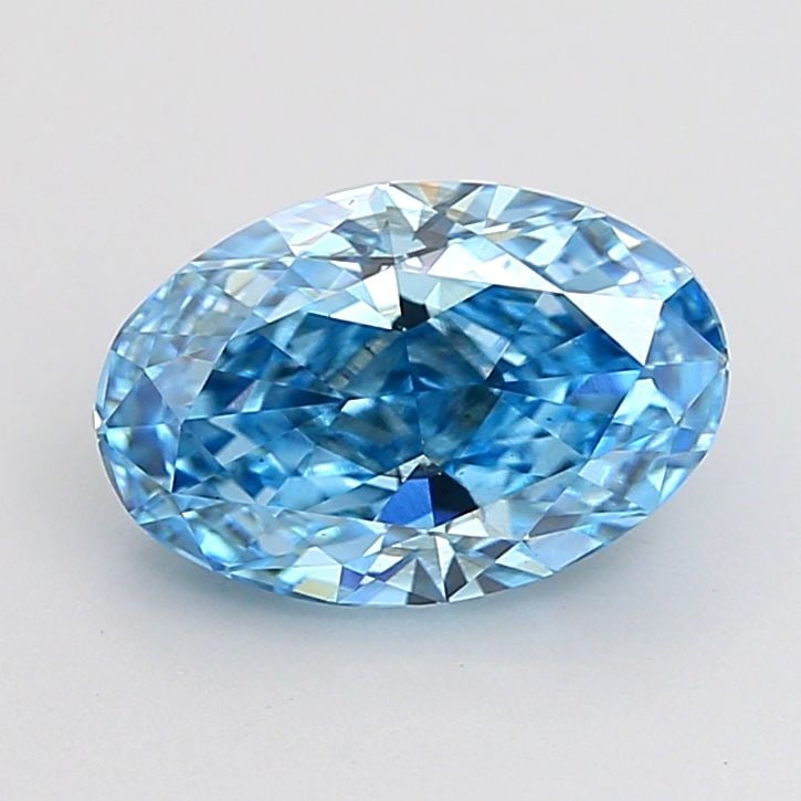 Loose Diamond - OVAL 2.07ct Fancy Vivid Blue SI1: Loose Diamond - OVAL 2.07ct Fancy Vivid Blue SI1 Source: This is a real non-mined Diamond that has been grown in a lab Shape: OVAL Carats: 2.07 Color: Fancy Vivid Blue Certification: IGI Video: