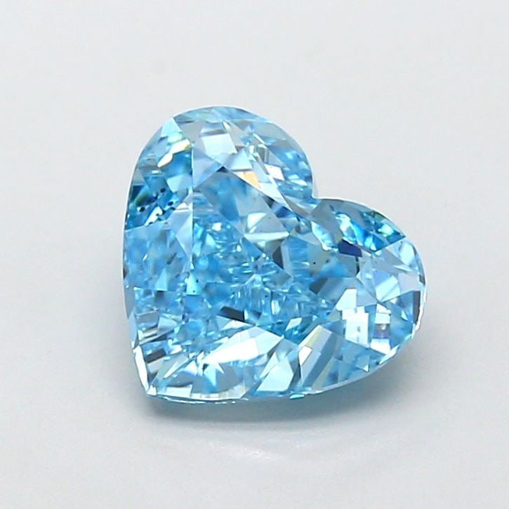Loose Diamond - HEART 2.04ct Fancy Vivid Blue VS2: Loose Diamond - HEART 2.04ct Fancy Vivid Blue VS2 Source: This is a real non-mined Diamond that has been grown in a lab Shape: HEART Carats: 2.04 Color: Fancy Vivid Blue Certification: IGI Video:
