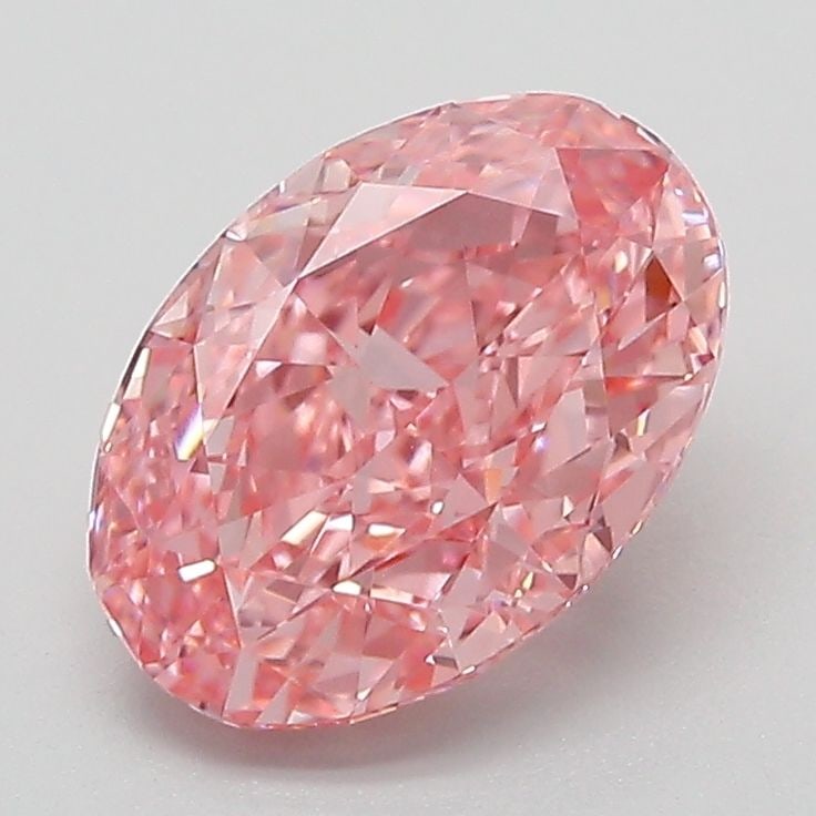 Loose Diamond - OVAL 2.01ct Fancy Vivid Pink VVS2: Loose Diamond - OVAL 2.01ct Fancy Vivid Pink VVS2 Source: This is a real non-mined Diamond that has been grown in a lab Shape: OVAL Carats: 2.01 Color: Fancy Vivid Pink Certification: IGI Video: