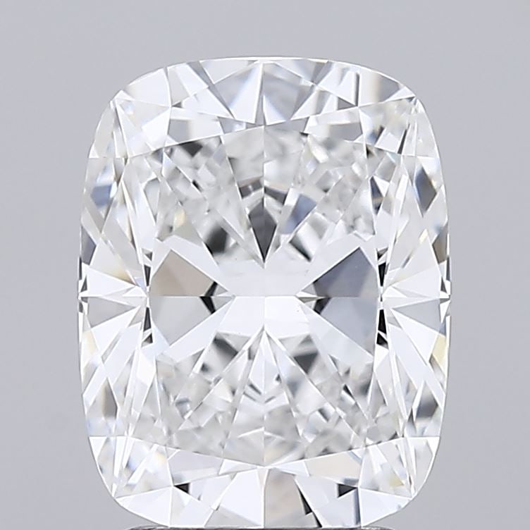 Loose Diamond - CUSHION BRILLIANT 2.73ct E VVS2: Loose Diamond - CUSHION BRILLIANT 2.73ct E VVS2 Source: This is a real non-mined Diamond that has been grown in a lab Shape: CUSHION BRILLIANT Carats: 2.73 Color: E Clarity: VVS2 Certification: GCAL V