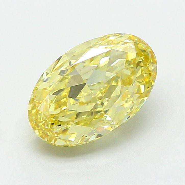 Loose Diamond - OVAL 2.03ct Fancy Intense Yellow VS1: Loose Diamond - OVAL 2.03ct Fancy Intense Yellow VS1 Source: This is a real non-mined Diamond that has been grown in a lab Shape: OVAL Carats: 2.03 Color: Fancy Intense Yellow Certification: IGI Video