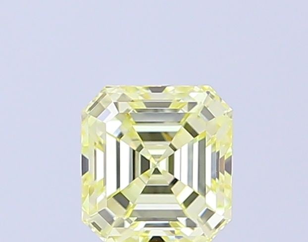 Loose Diamond - ASSCHER 1.02ct Fancy Yellow VVS2: Loose Diamond - ASSCHER 1.02ct Fancy Yellow VVS2 Source: This is a real non-mined Diamond that has been grown in a lab Shape: ASSCHER Carats: 1.02 Color: Fancy Yellow Certification: IGI Video: