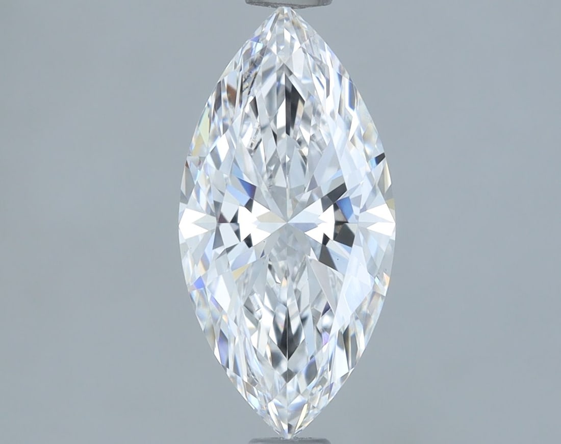 Loose Diamond - MARQUISE 1.01ct D VS1: Loose Diamond - MARQUISE 1.01ct D VS1 Source: This is a real non-mined Diamond that has been grown in a lab Shape: MARQUISE Carats: 1.01 Color: D Clarity: VS1 Certification: IGI Video:
