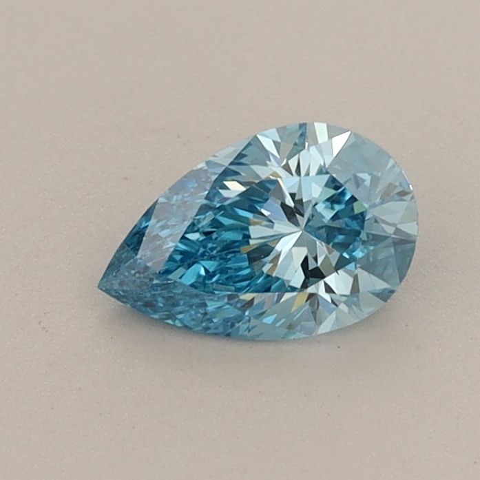 Loose Diamond - PEAR 0.44ct Fancy Vivid Blue VS1: Loose Diamond - PEAR 0.44ct Fancy Vivid Blue VS1 Source: This is a real non-mined Diamond that has been grown in a lab Shape: PEAR Carats: 0.44 Color: Fancy Vivid Blue Certification: IGI Video: Video