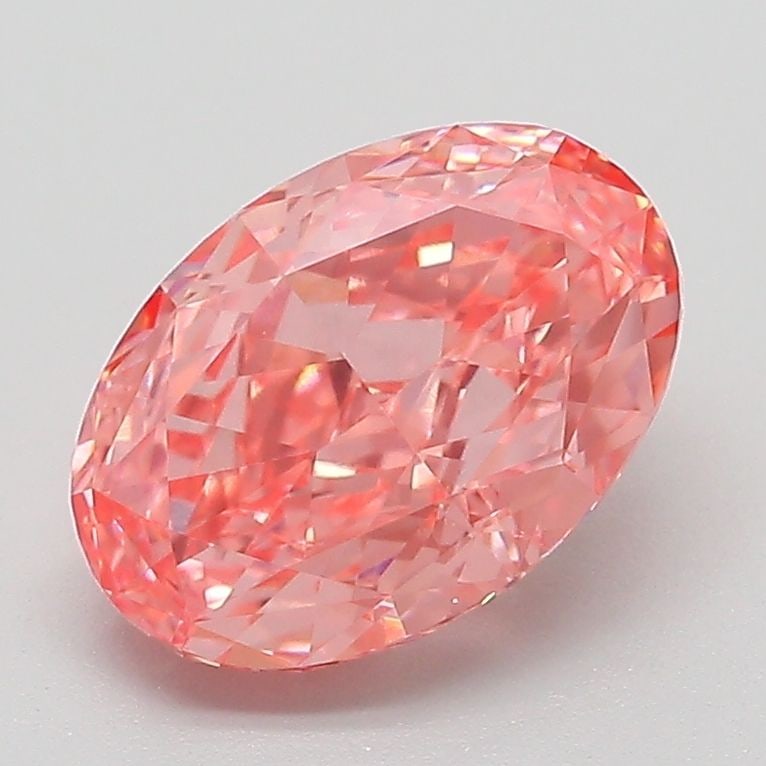 Loose Diamond - OVAL 2.1ct Fancy Vivid Pink VS1: Loose Diamond - OVAL 2.1ct Fancy Vivid Pink VS1 Source: This is a real non-mined Diamond that has been grown in a lab Shape: OVAL Carats: 2.1 Color: Fancy Vivid Pink Certification: IGI The Diamond Dep
