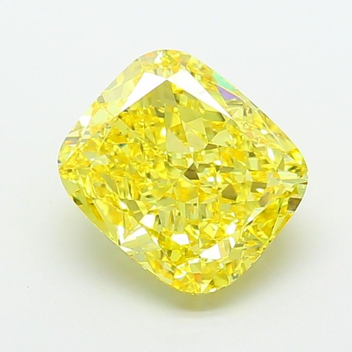 Loose Diamond - CUSHION MODIFIED 8.01ct Fancy Vivid Yellow VS1: Loose Diamond - CUSHION MODIFIED 8.01ct Fancy Vivid Yellow VS1 Source: This is a real non-mined Diamond that has been grown in a lab Shape: CUSHION MODIFIED Carats: 8.01 Color: Fancy Vivid Yellow Cert