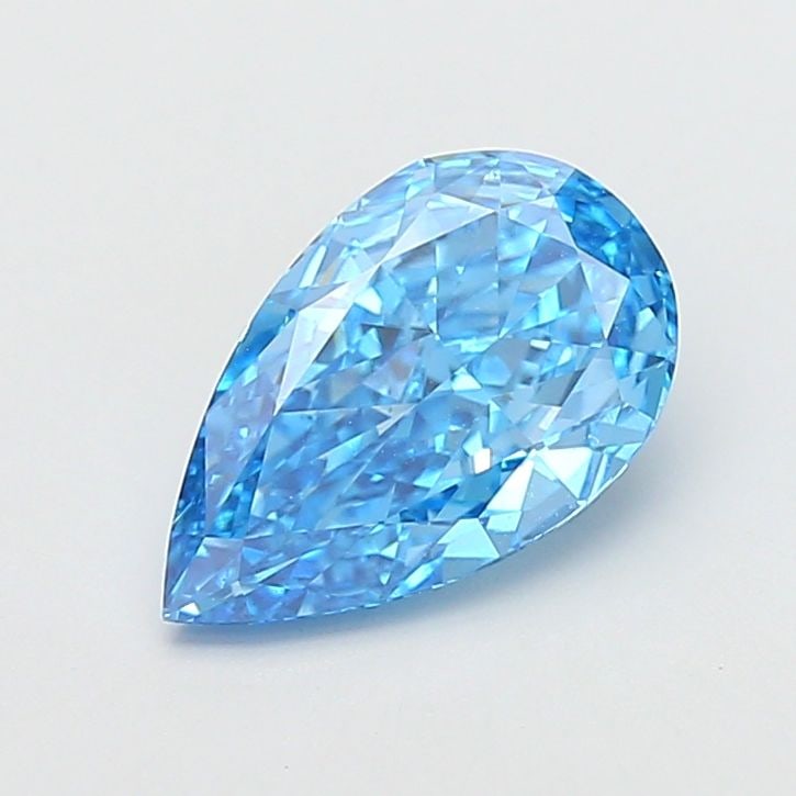 Loose Diamond - PEAR 3.69ct Fancy Vivid Blue VS1: Loose Diamond - PEAR 3.69ct Fancy Vivid Blue VS1 Source: This is a real non-mined Diamond that has been grown in a lab Shape: PEAR Carats: 3.69 Color: Fancy Vivid Blue Certification: IGI Video: