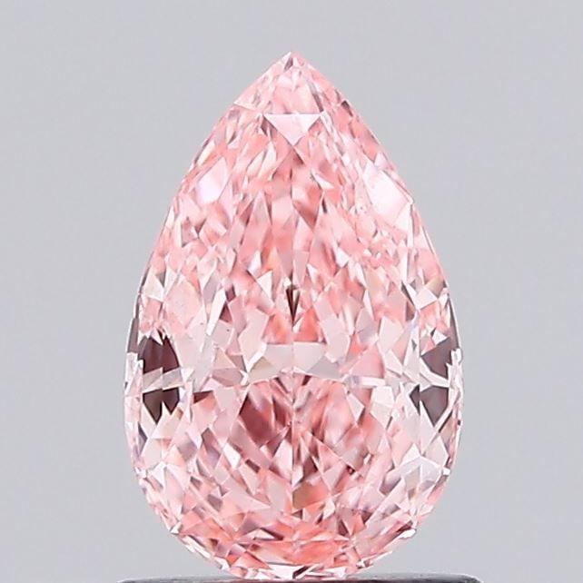 Loose Diamond - PEAR 1.05ct Fancy Vivid Pink VS1: Loose Diamond - PEAR 1.05ct Fancy Vivid Pink VS1 Source: This is a real non-mined Diamond that has been grown in a lab Shape: PEAR Carats: 1.05 Color: Fancy Vivid Pink Certification: IGI Video: