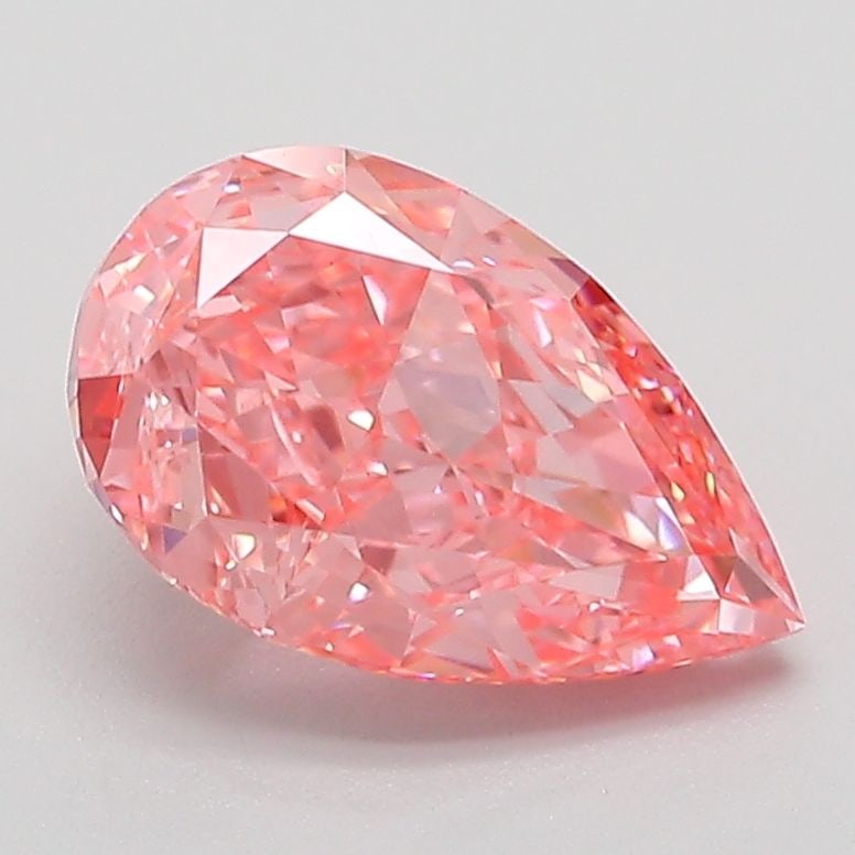 Loose Diamond - PEAR 2.02ct Fancy Vivid Pink VS1: Loose Diamond - PEAR 2.02ct Fancy Vivid Pink VS1 Source: This is a real non-mined Diamond that has been grown in a lab Shape: PEAR Carats: 2.02 Color: Fancy Vivid Pink Certification: IGI The Diamond D