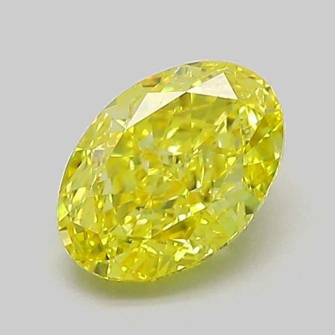 Loose Diamond - OVAL 1.07ct Fancy Vivid Yellow VVS2: Loose Diamond - OVAL 1.07ct Fancy Vivid Yellow VVS2 Source: This is a real non-mined Diamond that has been grown in a lab Shape: OVAL Carats: 1.07 Color: Fancy Vivid Yellow Certification: IGI Video: