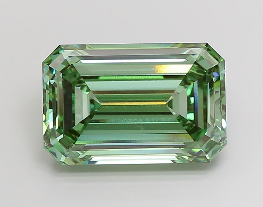 Loose Diamond - EMERALD 15.07ct Fancy Vivid Green VVS2 (1 of 1)