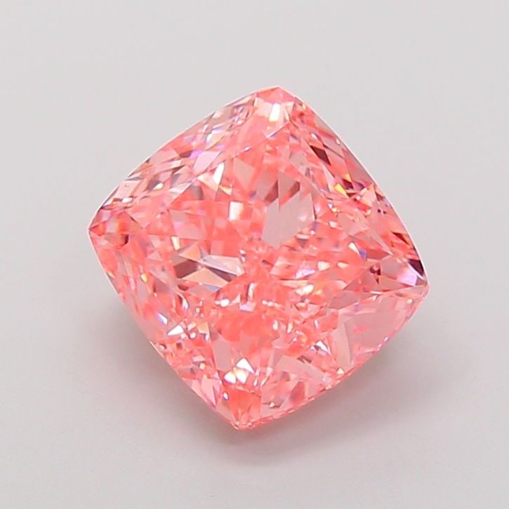 Loose Diamond - CUSHION MODIFIED 4.55ct Fancy Vivid Pink VS1: Loose Diamond - CUSHION MODIFIED 4.55ct Fancy Vivid Pink VS1 Source: This is a real non-mined Diamond that has been grown in a lab Shape: CUSHION MODIFIED Carats: 4.55 Color: Fancy Vivid Pink Certific