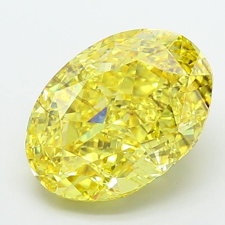 Loose Diamond - OVAL 8.02ct Fancy Vivid Yellow SI1: Loose Diamond - OVAL 8.02ct Fancy Vivid Yellow SI1 Source: This is a real non-mined Diamond that has been grown in a lab Shape: OVAL Carats: 8.02 Color: Fancy Vivid Yellow Certification: IGI Video: