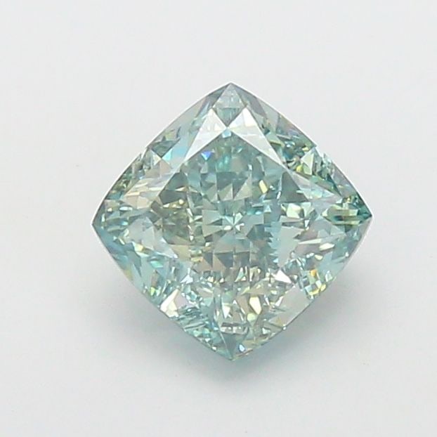 Loose Diamond - CUSHION MODIFIED 2.59ct Fancy Intense Green VS1: Loose Diamond - CUSHION MODIFIED 2.59ct Fancy Intense Green VS1 Source: This is a real non-mined Diamond that has been grown in a lab Shape: CUSHION MODIFIED Carats: 2.59 Color: Fancy Intense Green Ce