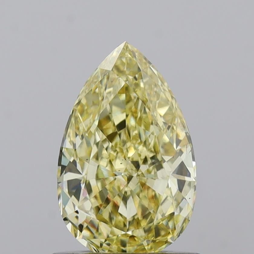 Loose Diamond - PEAR 0.86ct Fancy Yellow VS2: Loose Diamond - PEAR 0.86ct Fancy Yellow VS2 Source: This is a real non-mined Diamond that has been grown in a lab Shape: PEAR Carats: 0.86 Color: Fancy Yellow Certification: IGI Video: