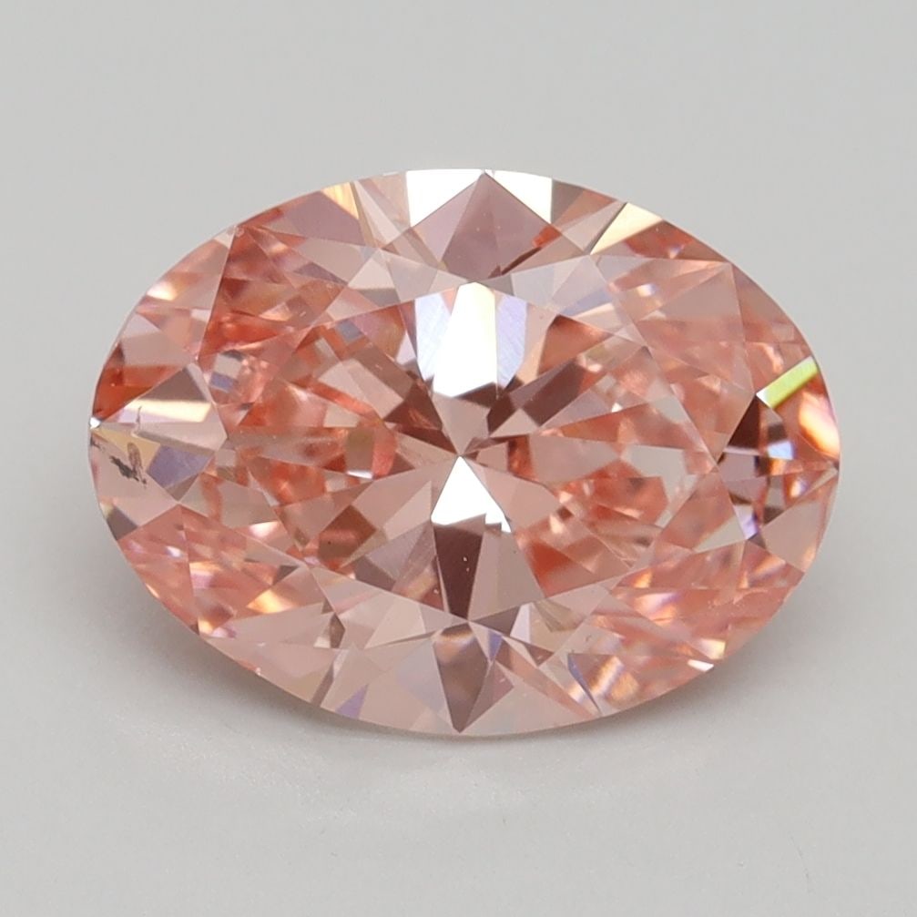 Loose Diamond - OVAL 3.0ct Fancy Vivid Pink SI1: Loose Diamond - OVAL 3.0ct Fancy Vivid Pink SI1 Source: This is a real non-mined Diamond that has been grown in a lab Shape: OVAL Carats: 3.0 Color: Fancy Vivid Pink Certification: IGI Video: