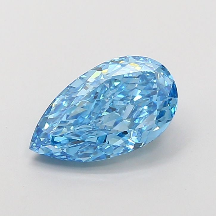Loose Diamond - PEAR 2.0ct Fancy Vivid Blue VS1: Loose Diamond - PEAR 2.0ct Fancy Vivid Blue VS1 Source: This is a real non-mined Diamond that has been grown in a lab Shape: PEAR Carats: 2.0 Color: Fancy Vivid Blue Certification: IGI Video: