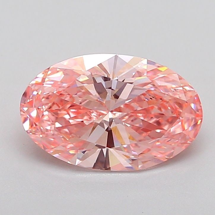 Loose Diamond - OVAL 3.0ct Fancy Vivid Pink VS1: Loose Diamond - OVAL 3.0ct Fancy Vivid Pink VS1 Source: This is a real non-mined Diamond that has been grown in a lab Shape: OVAL Carats: 3.0 Color: Fancy Vivid Pink Certification: IGI Video: