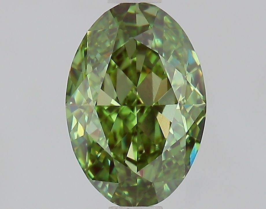 Loose Diamond - OVAL 1.51ct Fancy Vivid Green VS1: Loose Diamond - OVAL 1.51ct Fancy Vivid Green VS1 Source: This is a real non-mined Diamond that has been grown in a lab Shape: OVAL Carats: 1.51 Color: Fancy Vivid Green Certification: IGI The Diamond
