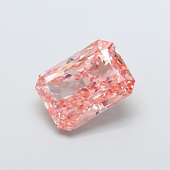 Loose Diamond - RADIANT 3.03ct Fancy Vivid Pink VS1: Loose Diamond - RADIANT 3.03ct Fancy Vivid Pink VS1 Source: This is a real non-mined Diamond that has been grown in a lab Shape: RADIANT Carats: 3.03 Color: Fancy Vivid Pink Certification: IGI Video: