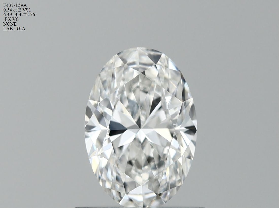 Loose Diamond - OVAL 0.54ct E VS1 (1 of 1)