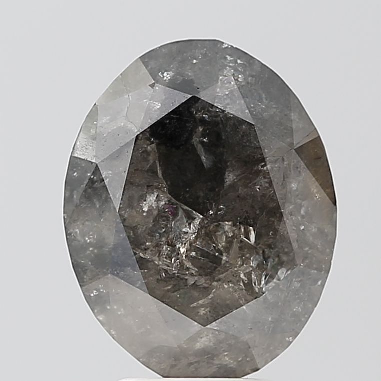 Loose Diamond - OVAL 5.03ct Salt and Pepper VVS2: Loose Diamond - OVAL 5.03ct Salt and Pepper VVS2 Source: Natural Shape: OVAL Carats: 5.03 Color: Salt and Pepper Certification: NONE Video: