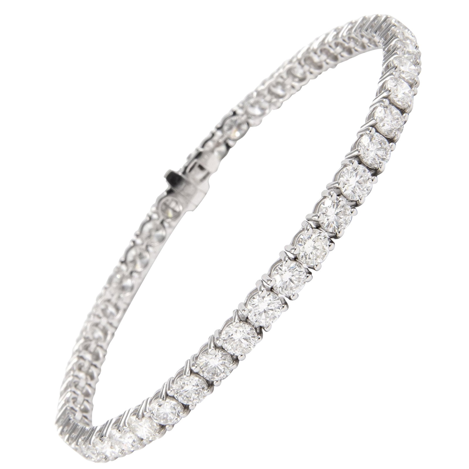 8.45ct Diamond Bracelet in 18k White Gold (1 of 4)