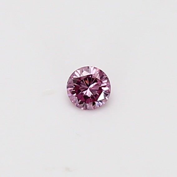 Loose Diamond - ROUND 0.08ct Purplish Pink (1 of 1)