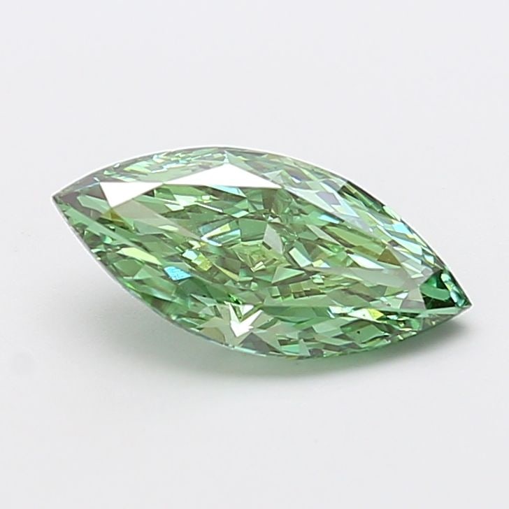 Loose Diamond - MARQUISE 2.01ct Fancy Vivid Green VS1: Loose Diamond - MARQUISE 2.01ct Fancy Vivid Green VS1 Source: This is a real non-mined Diamond that has been grown in a lab Shape: MARQUISE Carats: 2.01 Color: Fancy Vivid Green Certification: IGI Vid