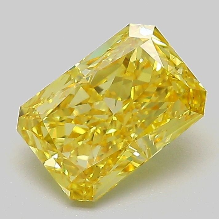 Loose Diamond - RADIANT 1.57ct Fancy Vivid Yellow VS1: Loose Diamond - RADIANT 1.57ct Fancy Vivid Yellow VS1 Source: This is a real non-mined Diamond that has been grown in a lab Shape: RADIANT Carats: 1.57 Color: Fancy Vivid Yellow Certification: IGI The
