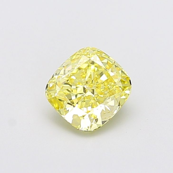Loose Diamond - CUSHION MODIFIED 1.51ct Fancy Intense Yellow VS2: Loose Diamond - CUSHION MODIFIED 1.51ct Fancy Intense Yellow VS2 Source: This is a real non-mined Diamond that has been grown in a lab Shape: CUSHION MODIFIED Carats: 1.51 Color: Fancy Intense Yellow 
