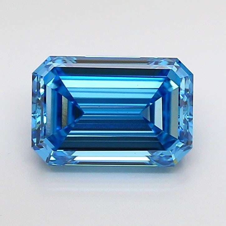 Loose Diamond - EMERALD 3.0ct Fancy Vivid Blue VVS2: Loose Diamond - EMERALD 3.0ct Fancy Vivid Blue VVS2 Source: This is a real non-mined Diamond that has been grown in a lab Shape: EMERALD Carats: 3.0 Color: Fancy Vivid Blue Certification: IGI Video: