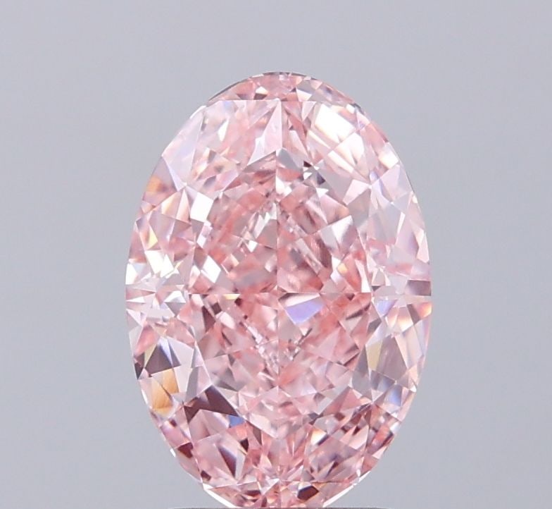 Loose Diamond - OVAL 2.69ct Fancy Intense Pink VVS2: Loose Diamond - OVAL 2.69ct Fancy Intense Pink VVS2 Source: This is a real non-mined Diamond that has been grown in a lab Shape: OVAL Carats: 2.69 Color: Fancy Intense Pink Certification: IGI Video: