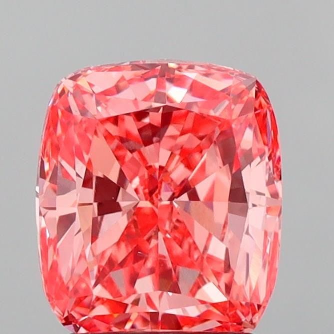 Loose Diamond - CUSHION MODIFIED 2.04ct Fancy Vivid Pink VS1: Loose Diamond - CUSHION MODIFIED 2.04ct Fancy Vivid Pink VS1 Source: This is a real non-mined Diamond that has been grown in a lab Shape: CUSHION MODIFIED Carats: 2.04 Color: Fancy Vivid Pink Certific