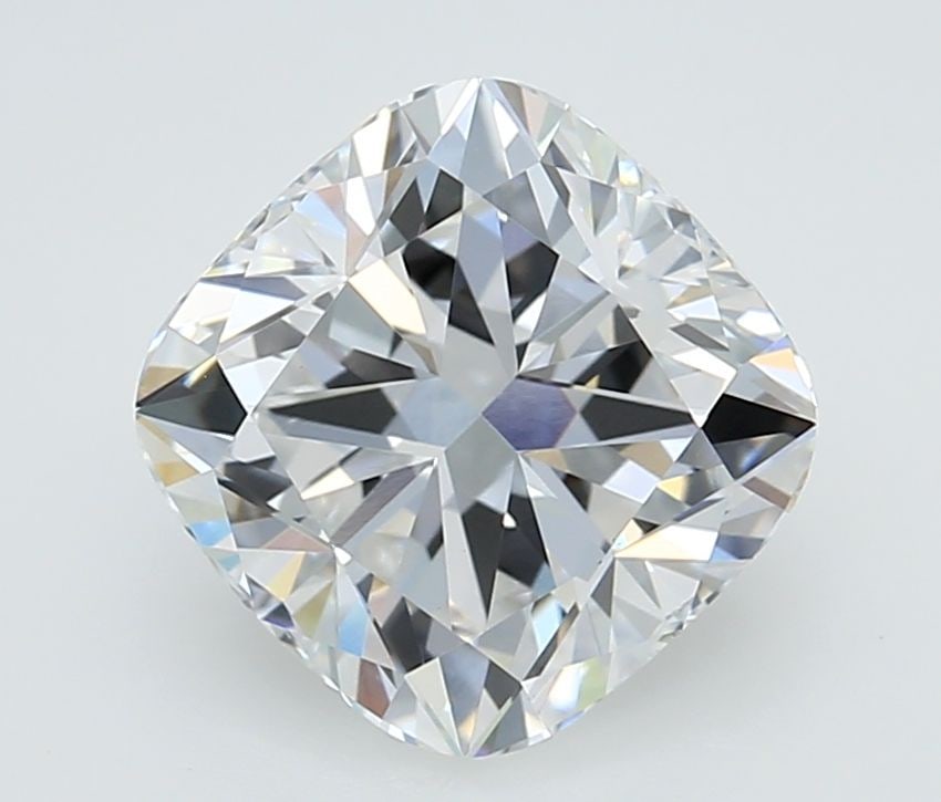 Loose Diamond - CUSHION MODIFIED 2.56ct E VS1: Loose Diamond - CUSHION MODIFIED 2.56ct E VS1 Source: This is a real non-mined Diamond that has been grown in a lab Shape: CUSHION MODIFIED Carats: 2.56 Color: E Clarity: VS1 Certification: GIA Video: