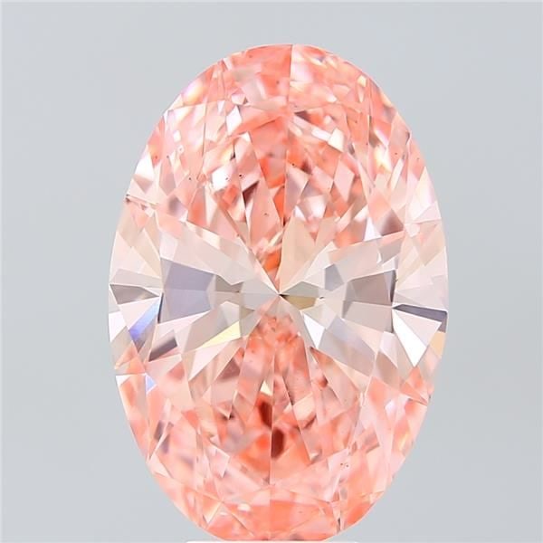 Loose Diamond - OVAL 8.02ct Fancy Vivid Pink VS2: Loose Diamond - OVAL 8.02ct Fancy Vivid Pink VS2 Source: This is a real non-mined Diamond that has been grown in a lab Shape: OVAL Carats: 8.02 Color: Fancy Vivid Pink Certification: IGI Video: