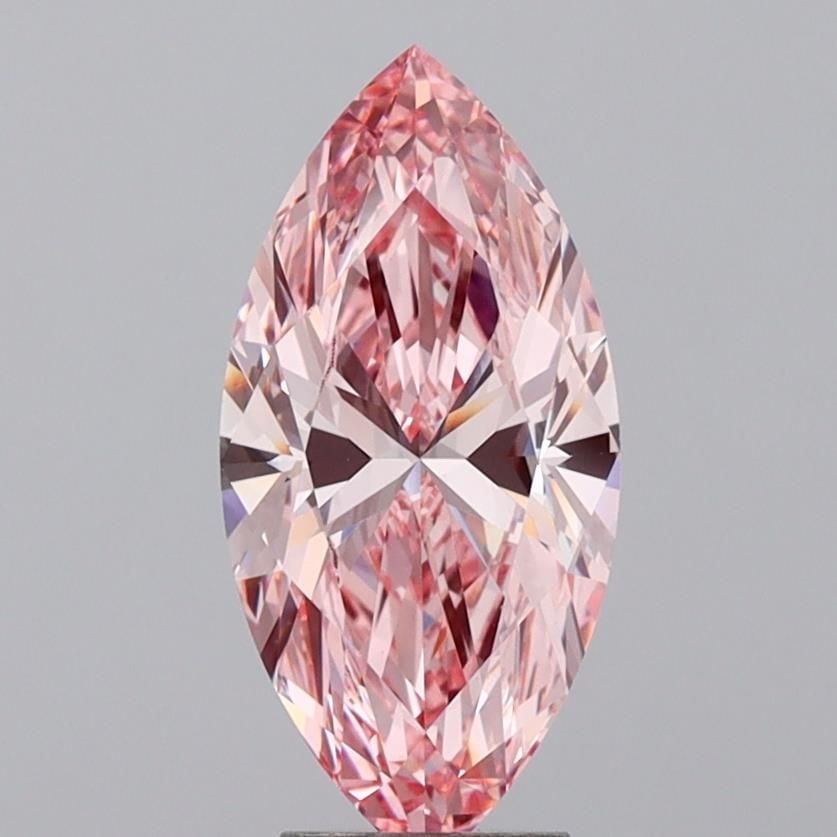 Loose Diamond - MARQUISE 4.0ct Fancy Vivid Pink VS1: Loose Diamond - MARQUISE 4.0ct Fancy Vivid Pink VS1 Source: This is a real non-mined Diamond that has been grown in a lab Shape: MARQUISE Carats: 4.0 Color: Fancy Vivid Pink Certification: IGI Video:
