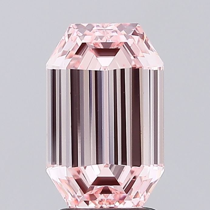 Loose Diamond - OCTAGONAL 2.58ct Fancy Vivid Pink VVS2: Loose Diamond - OCTAGONAL 2.58ct Fancy Vivid Pink VVS2 Source: This is a real non-mined Diamond that has been grown in a lab Shape: OCTAGONAL Carats: 2.58 Color: Fancy Vivid Pink Certification: IGI Vi