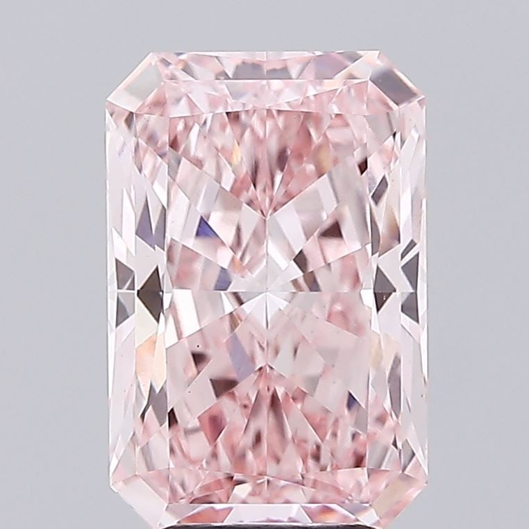 Loose Diamond - RADIANT 4.03ct Fancy Vivid Pink VS1: Loose Diamond - RADIANT 4.03ct Fancy Vivid Pink VS1 Source: This is a real non-mined Diamond that has been grown in a lab Shape: RADIANT Carats: 4.03 Color: Fancy Vivid Pink Certification: IGI Video: